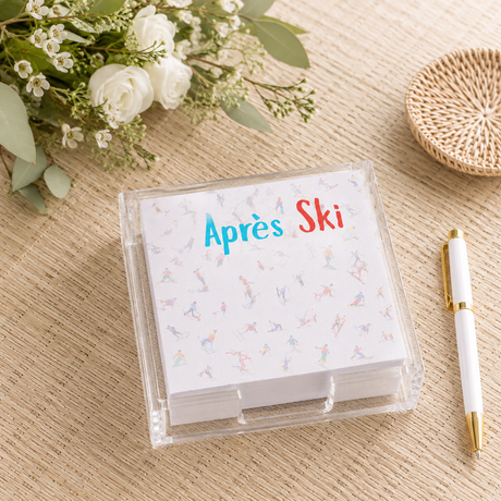 Maven Home Apres Ski acrylic notepad holder