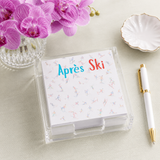 Maven Home Apres Ski acrylic notepad holder alternate view