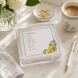 Dolce Vita Acrylic Notepad Holder Set