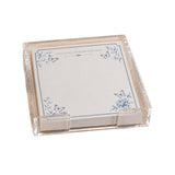 Notes and Goals Acrylic Notepad Holder