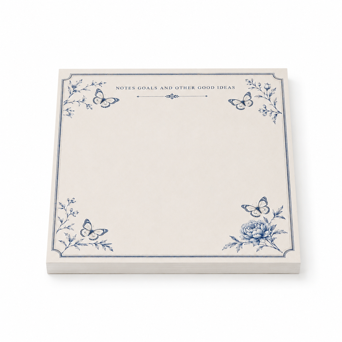 Notes and Goals Acrylic Notepad Holder