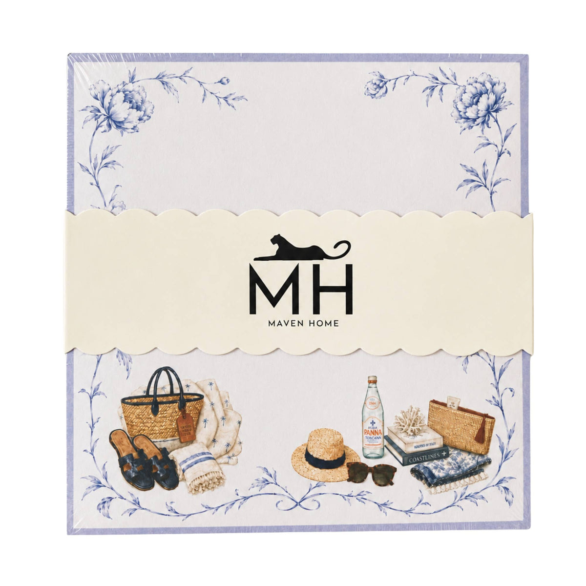 Proper Beach Club Acrylic Notepad Holder Set