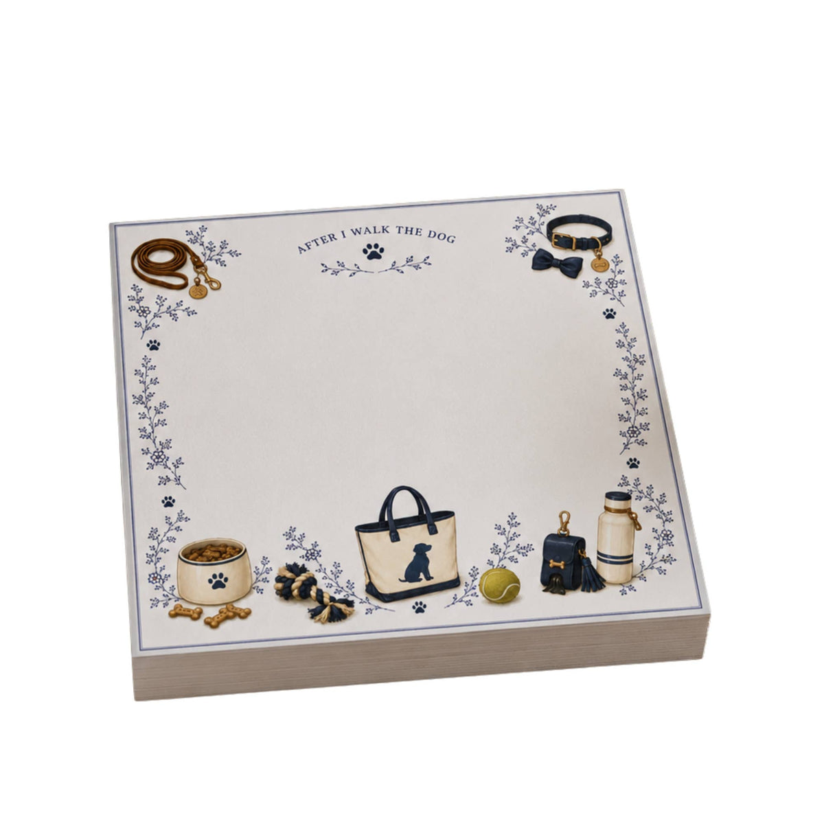 Proper Dogs Acrylic Notepad Holder Set