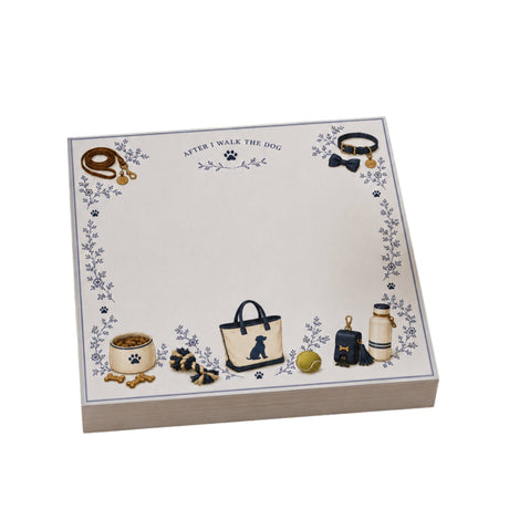 Proper Dogs Acrylic Notepad Holder Set