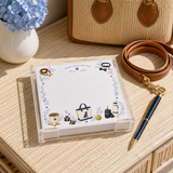 Proper Dogs Acrylic Notepad Holder Set