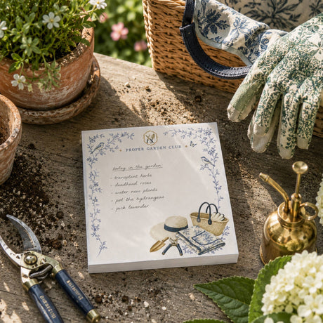 Proper Garden Club Acrylic Notepad Holder Set