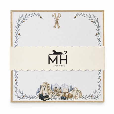 Proper Ski Acrylic Notepad Holder Set