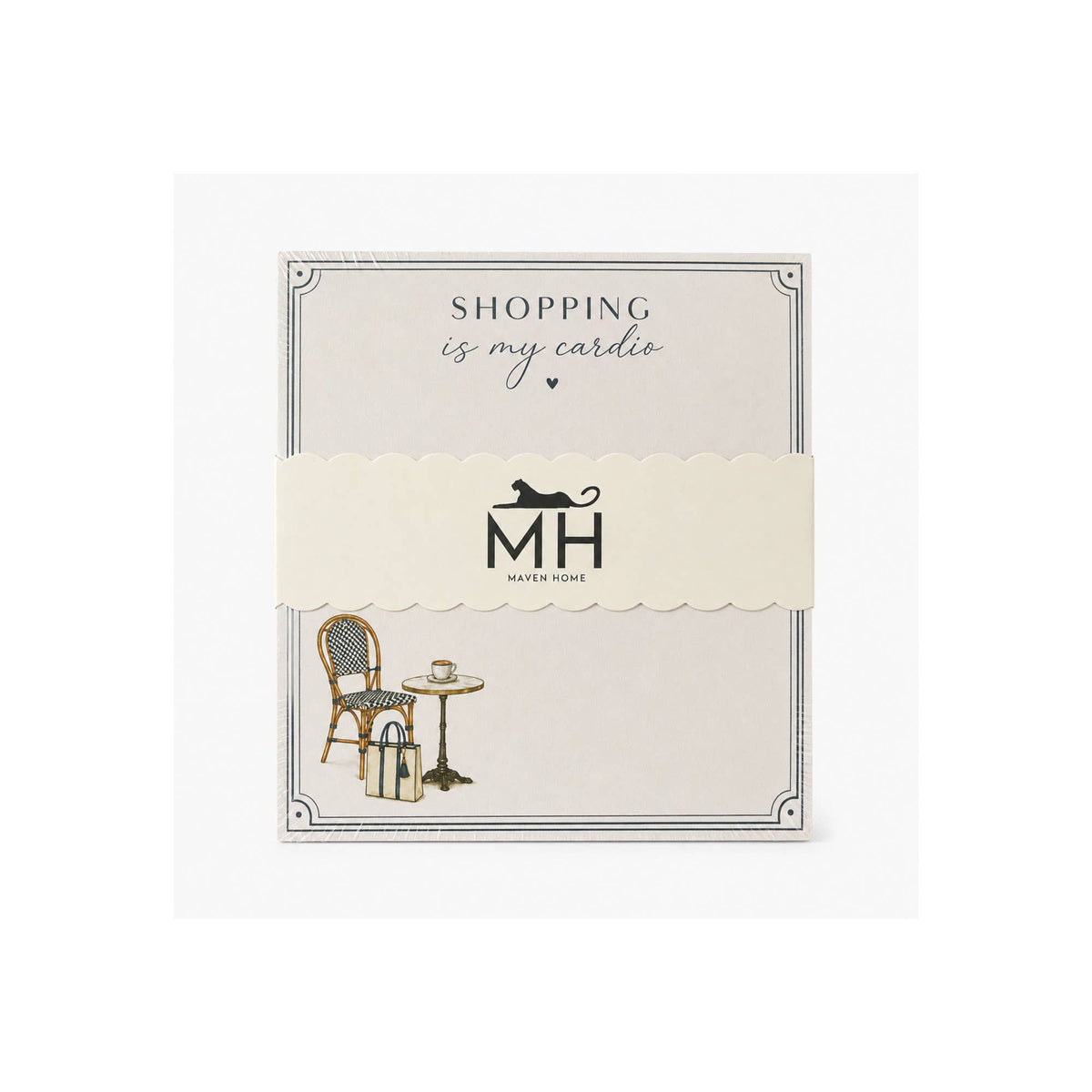 Shopping Is My Cardio Acrylic Notepad Set