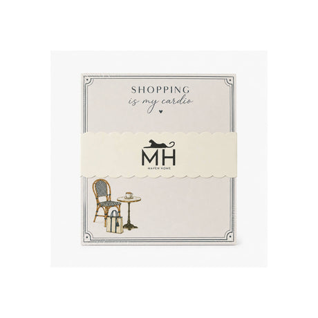 Shopping Is My Cardio Acrylic Notepad Set