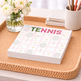 Notepad Refill, Tennis - 5x5 Inch, 100 Sheets