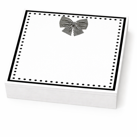 Maven Home Black Bow notepad refill alternate view