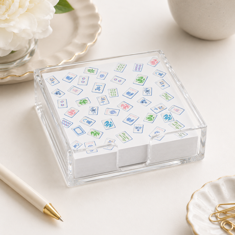 Notepad Refill, Mahjong Wallpaper - 5x5 Inch - alternate view
