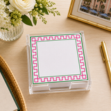 Notepad Refill, Preppy Pink - 5x5 Inch - alternate view
