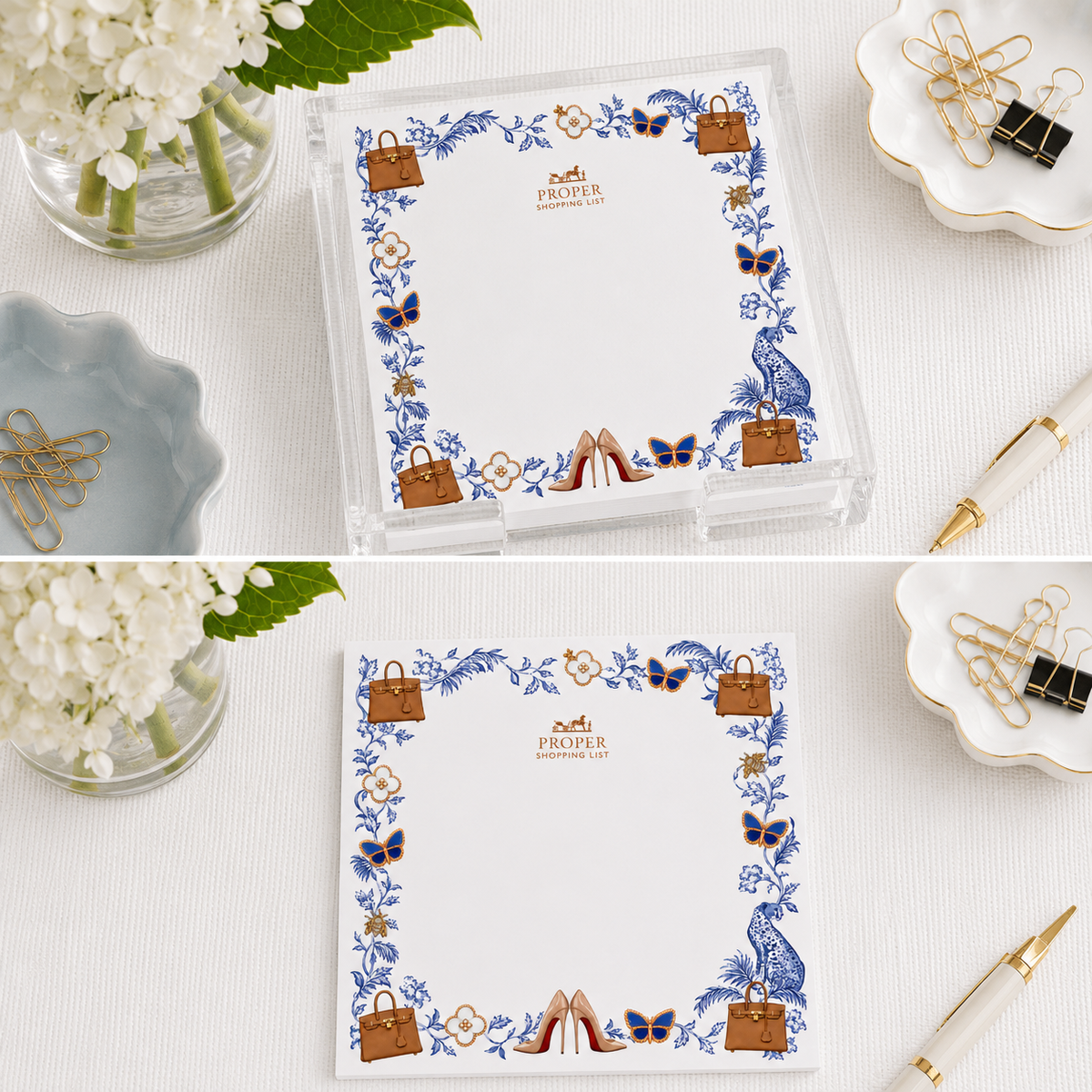 Notepad Refill, Proper List - 5x5 Inch - alternate view