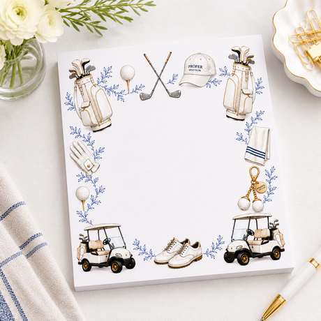 Notepad Refill, Proper Golf - 5x5 Inch - alternate view