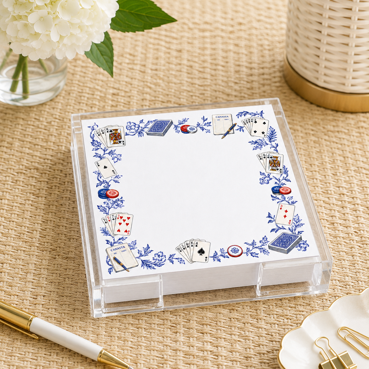 Notepad Refill, Proper Canasta - 5x5 Inch
