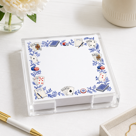 Notepad Refill, Proper Canasta - 5x5 Inch - alternate view