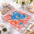 Acrylic Tic-Tac-Toe Game, Orange Love