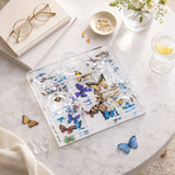 Acrylic Tic-Tac-Toe Game, Butterfly