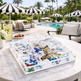 Acrylic Tic-Tac-Toe Game, Butterfly - view 03