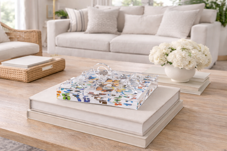 Acrylic Tic-Tac-Toe Game, Butterfly - view 07