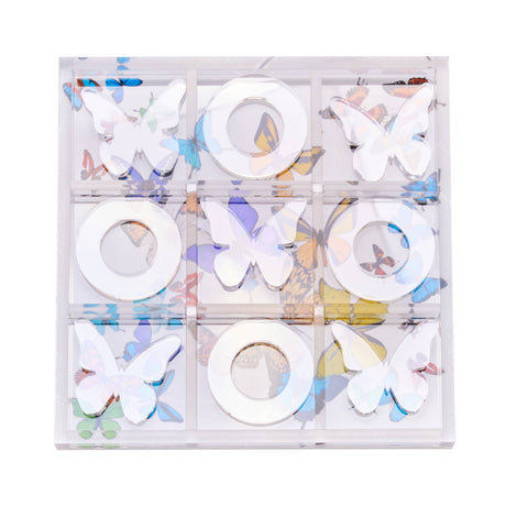 Acrylic Tic-Tac-Toe Game, Butterfly - view 08