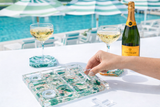 Acrylic Tic-Tac-Toe Game, Tropical Rattan