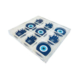 Acrylic Tic-Tac-Toe Game, Hamsa Design - view 06