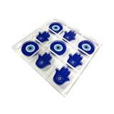 Acrylic Tic-Tac-Toe Game, Hamsa Design - view 09
