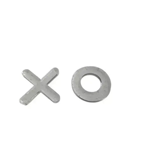 Acrylic Tic-Tac-Toe Game, Ski Design - view 04