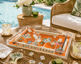 Acrylic Vanity Tray, Mahjong Tiles & Tinis - view 05