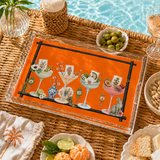 Acrylic Vanity Tray, Mahjong Tiles & Tinis - view 07