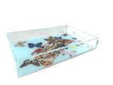Acrylic Vanity Tray, Butterflies Take Flight - view 03
