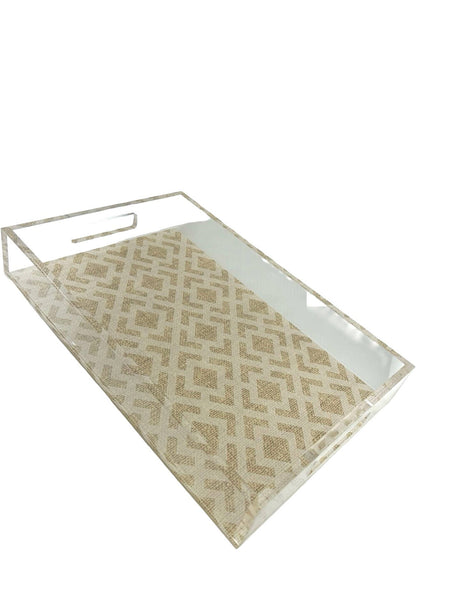 Acrylic Vanity Tray, Woven - view 04