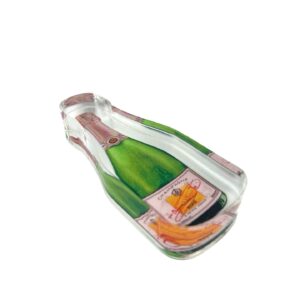 Acrylic Napkin Weight, Bubbles Champagne