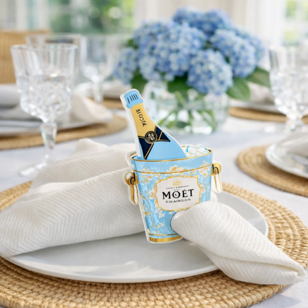 Acrylic Napkin Ring, Ice Bucket Set of 4