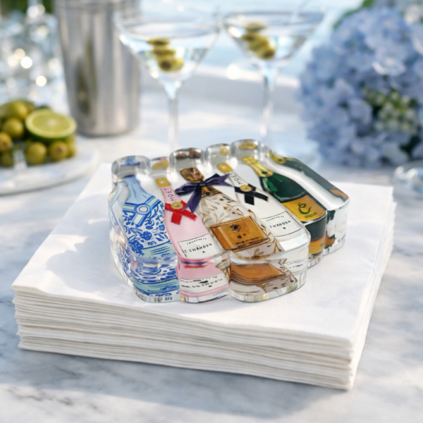 Acrylic Napkin Weight, Celebrate