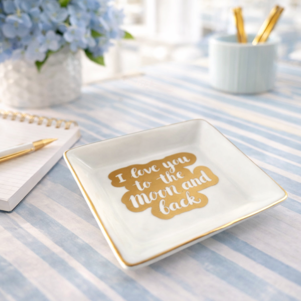 Trinket Dish, Moon and Back