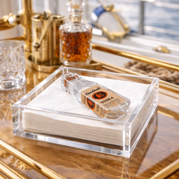 Acrylic Napkin Weight, Vodka