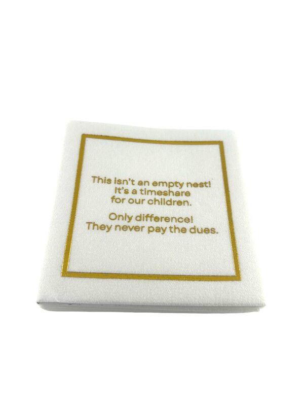 Linen-Feel Cocktail Napkins, Empty Nest