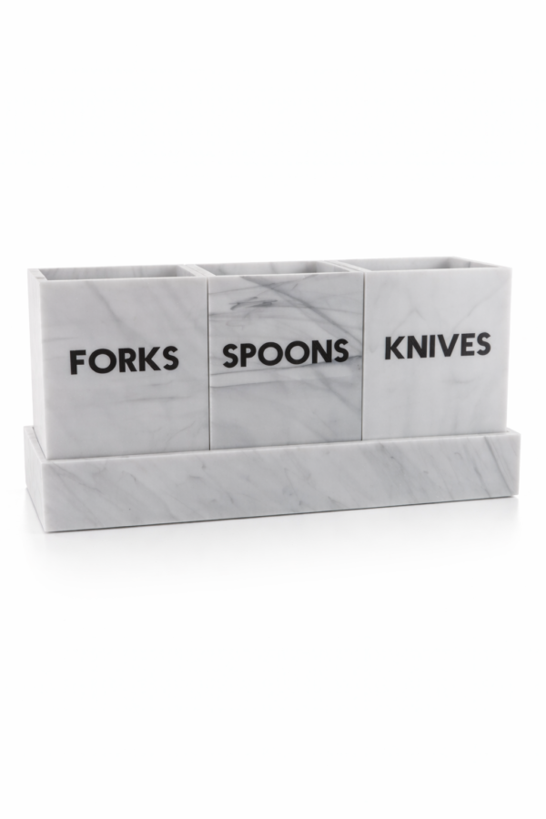 Cutlery Caddy, Marble