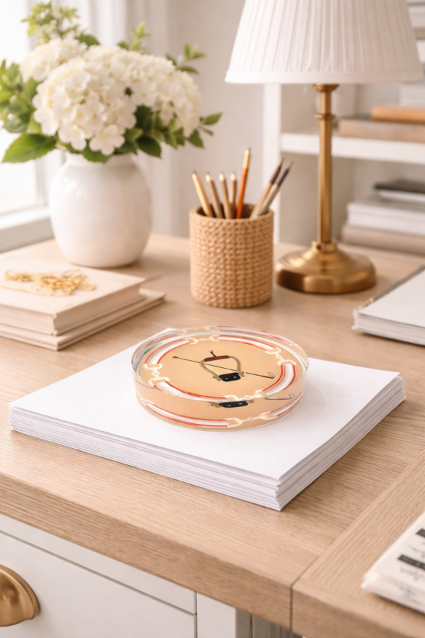 Acrylic Napkin Weight, Equestrian