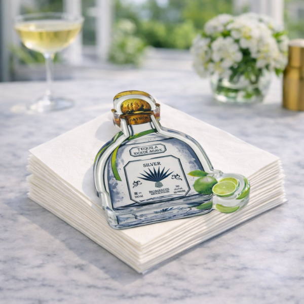 Acrylic Napkin Weight, Lime Cocktail