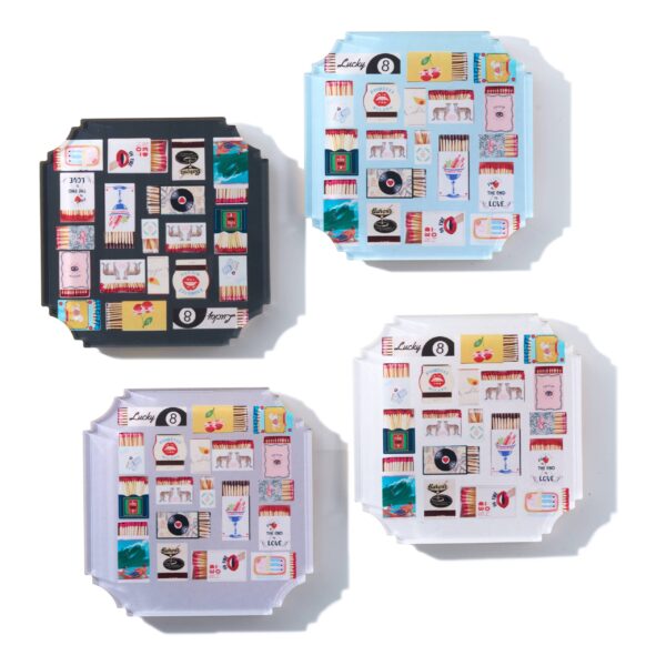 Boxed Coaster Set, Match Boxes