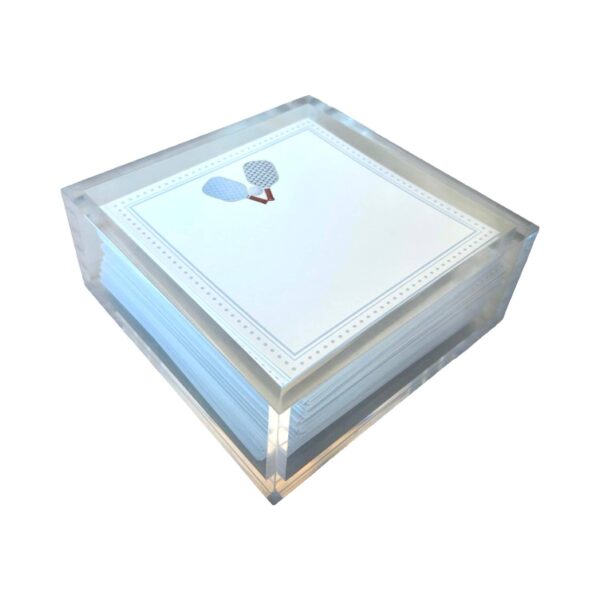 Paper in Acrylic Holder, Pickleball