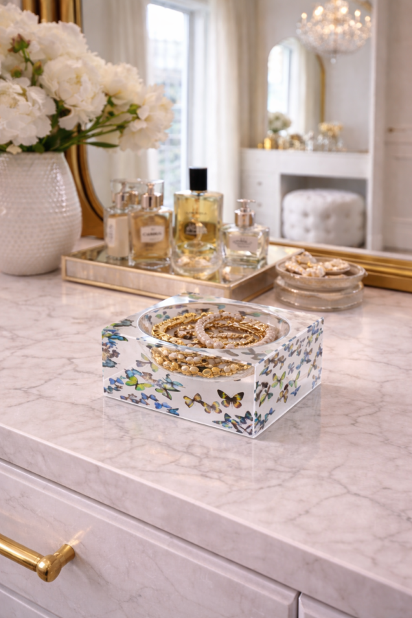 Acrylic Bowl, Aura Kaleidoscope