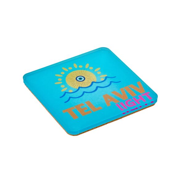 Acrylic Coaster, Tel Aviv
