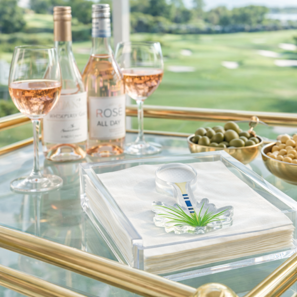 Acrylic Napkin Weight, Golf