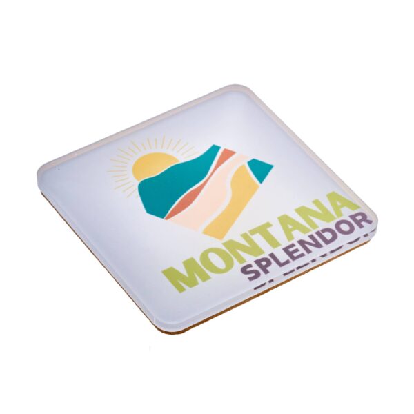 Acrylic Bon Voyage Coaster, Montana