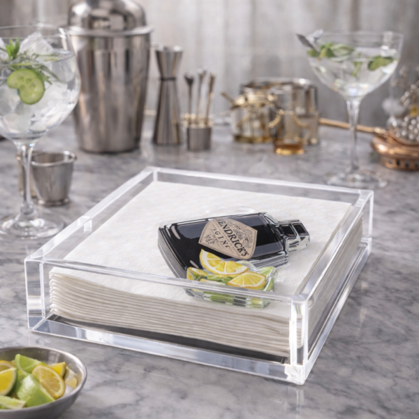 Acrylic Napkin Weight, Lemon Cocktail